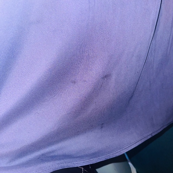 Periwinkle-purple evening gown - Picture 4 of 4